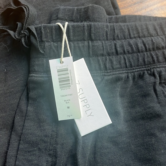 Z supply 100% cotton black leisure pants New with tags Size medium - Picture 5 of 6